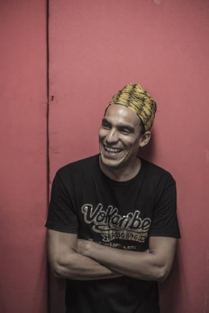 Walter Hernandez, miembro de la banda afrocaribeña Systema Solar.