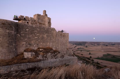 Vistas desde el castillo Castrojeriz, en la provincia de Burgos.