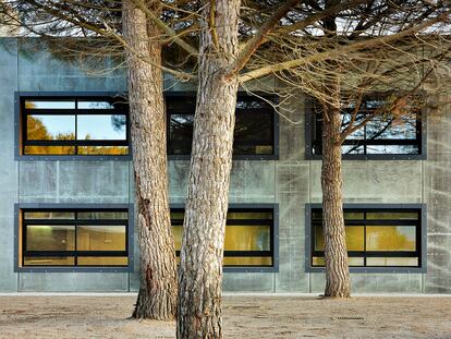 Un baño de tierra y árboles