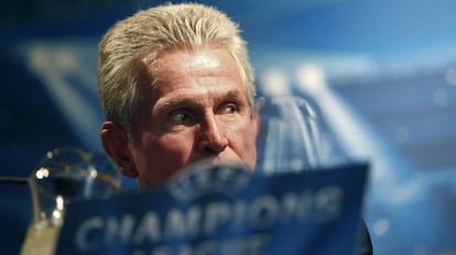 Jupp Heynckes durante la rueda de prensa.