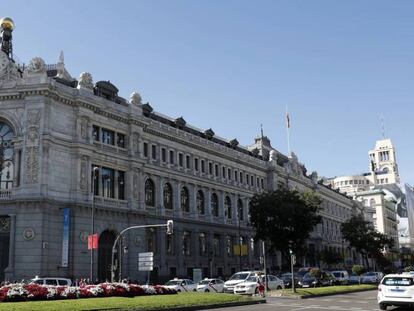 Sede del Banco de España, en Madrid, en una imagen de archivo.