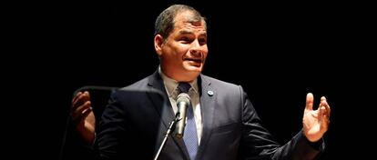 Rafael Correa, expresidente de Ecuador