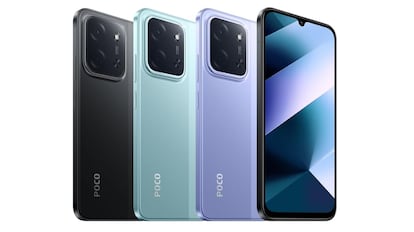 Vista del teléfono inteligente con descuento en Amazon.