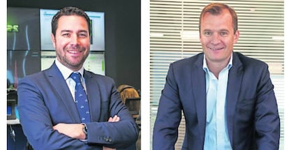 Diego Cabezudo y Meinrad Spenger, consejeros delegados de Gigas y de MásMóvil.