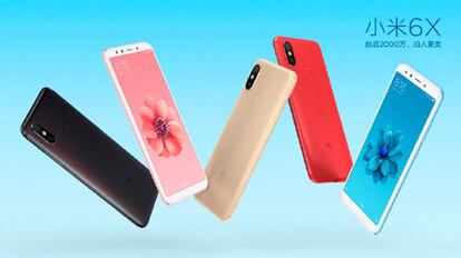 Los cinco colores del Xiaomi Mi A2 desvelados por las imágenes filtradas