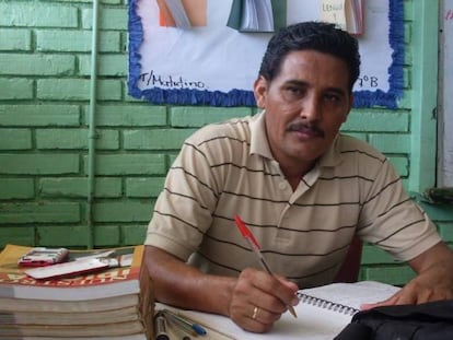 El profesor nicaragüense Reynaldo Maradiaga.