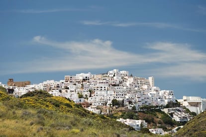 El perfil blanco de Mojácar (Almería).