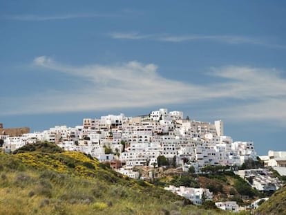 El perfil blanco de Mojácar (Almería).