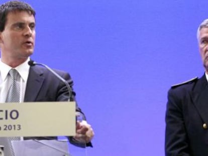 Manuel Valls en Ajaccio, la capital de C&oacute;rcega.