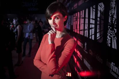 Paz Vega durante la presentación de la serie 'La Hermandad'.