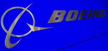 Fotografía del logotipo de Boeing