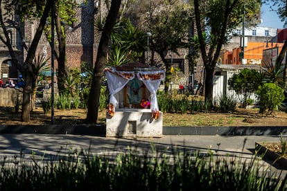 La Plaza de Loreto en el Centro Histórico.