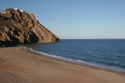 Playa de Bordonares, en Mojácar.