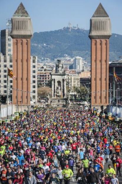 Más de 72.000 corredores participaron en la carrera.