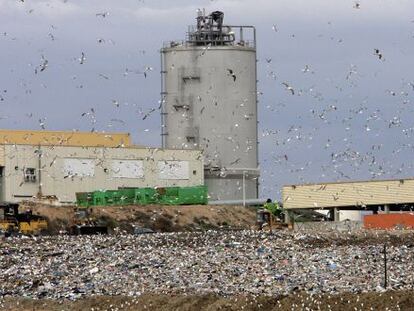 Planta de basura de Alicante, en la partida de Fontcalent.