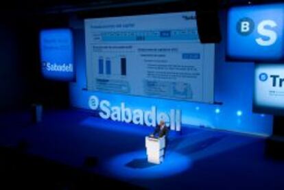 Josep Oliu, presidente del Banco Sabadell.