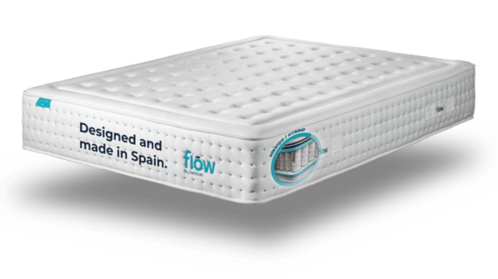 Vista del colchón viscoelástico de la marca Cecotec.