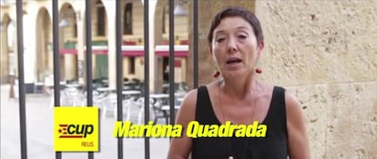 La concejal de la CUP de Reus Mariona Quadrada.