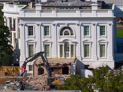 Un tribunal dictamina que Trump necesita el aval del Congreso para continuar con las obras del salón de baile en la Casa Blanca