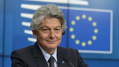 El comisario europeo de Mercado Interior, Industria, Emprendimiento y Pymes, Thierry Breton.