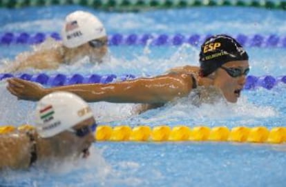 Mireia Belmonte, en plena carrera.