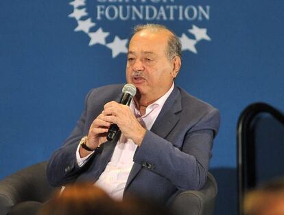 Carlos Slim, en un foro celebrado en Miami la semana pasada. 