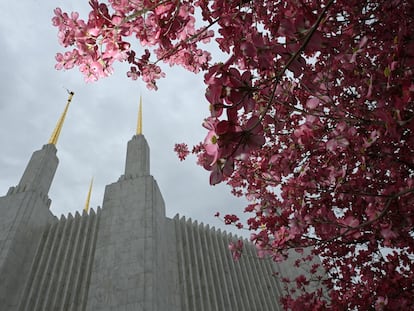 Templo mormón en Washington DC.