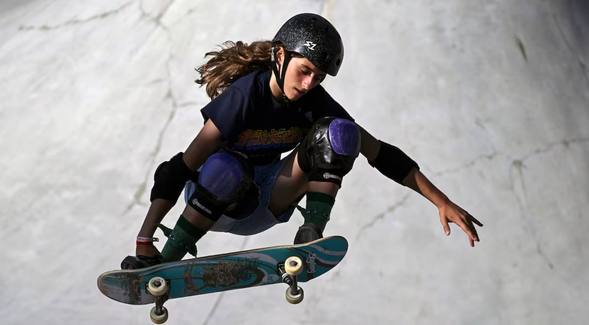 Naya Laso, the record for precocity born on a skateboard | Paris 2024 Olympics