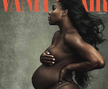 A tenista Serena Williams na capa de agosto da 'Vanity Fair'.