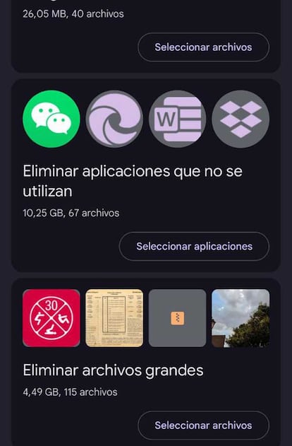Eliminar archivos con Files de Google