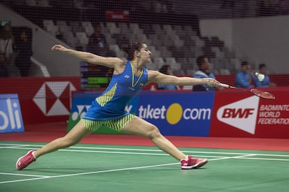 No hay ninguna europea, salvo Carolina Marín (ahora mismo segunda), en el top ten del 'ranking' mundial de bádminton. La segunda, después de la española, es la danesa Mia Blichfeldt en el puesto 19.