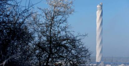 La torre de prueba de ascensores de Thyssenkrupp en Rottweil, Alemania.