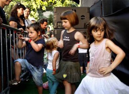 Un grupo de niños participa en el Sónar Kids.