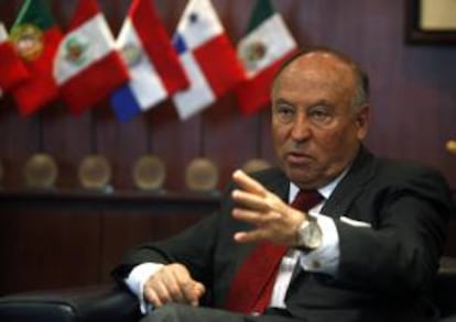 El presidente de CAF Banco de Desarrollo de América Latina, Enrique García. EFE/Archivo