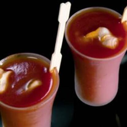 Bloody mary con berberechos