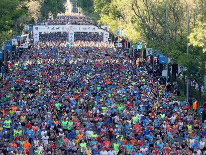 El Maratón de Madrid, en imágenes