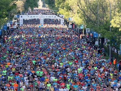 El Maratón de Madrid, en imágenes