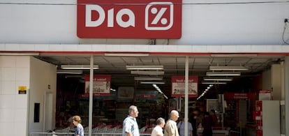 Una tienda del supermercado Dia.