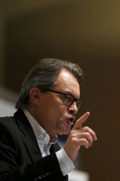 El presidente de la Generalitat en funciones, Artur Mas.