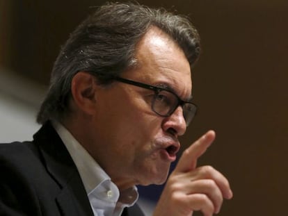 El presidente de la Generalitat en funciones, Artur Mas.