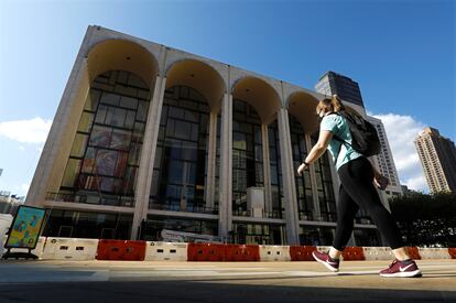 El Metropolitan Opera de Nueva York el 23 de septiembre, cuando anunció la cancelación de la temporada 20/21.