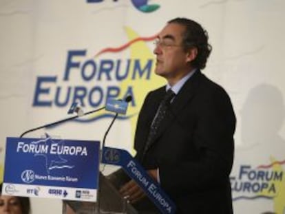 El presidente de la CEOE, Juan Rosell, la pasada semana