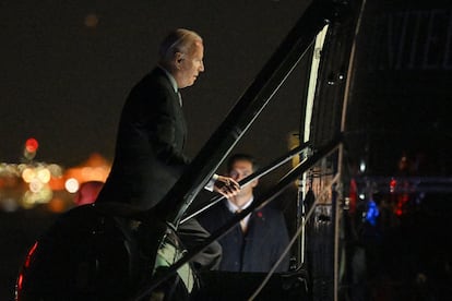 Joe Biden aborda el Marine One