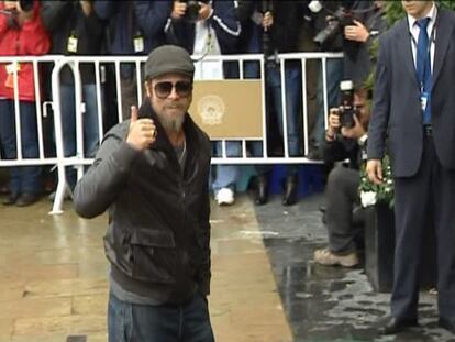 Brad Pitt revoluciona el primer día del Festival de cine
