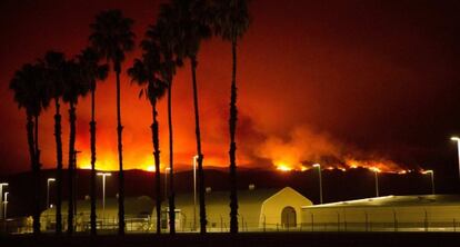 El gran incendio que ha afectado al condado de San Diego.