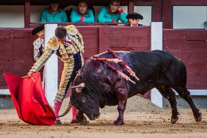 Diego Urdiales, en Las Ventas, el 7 de octubre de 2018.