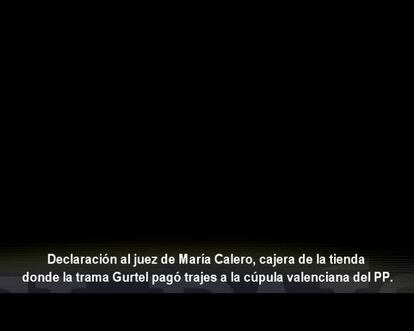 Declaración al juez de María Calero