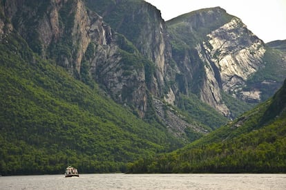 Las dinámicas de Gros Morne, el segundo mayor parque nacional de Canadá, patrimonio mundial de la Unesco desde 1987, han ayudado a los geólogos a conocer y comprender la tectónica de placas. Hace alrededor de 120 millones de años, las placas chocaron entre sí en el borde del este de América del Norte, formando una cadena montañosa, dejando al descubierto el fondo del océano y exponiendo material del manto terrestre. Hoy se puede caminar a través de este extraordinario terreno, conocido como The Tablelands, y explorar rocas que generalmente se encuentran debajo de la corteza: un paisaje entre amarillento y anaranjado que contrasta fuertemente con el verde de las colinas y el azul de las aguas de la bahía. En los alrededores se encuentra el faro de Cape Spear en el trozo de tierra más oriental del subcontinente. <br></br> Más información: pc.gc.ca