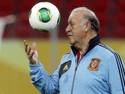 Del Bosque, en el Arena Pernambuco.