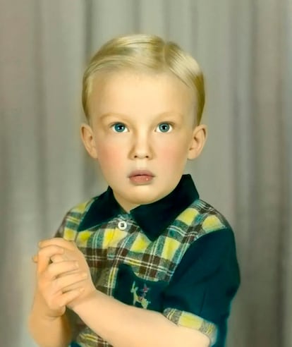 Donald John Trump naci el 14 de junio de 1946 en el barrio de Queens, en Nueva York.  Fue el cuarto de cinco hermanos.

En la imagen, Donald Trump de ni?o, en una fotografa compartida en su cuenta de Instagram, en 2016.